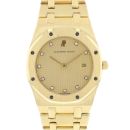 Royal Oak Yellow Gold Champagne Diamond Dial von Audemars Piguet