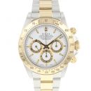 Daytona Zenith Steel Gold White Dial von Rolex