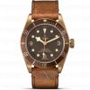 Tudor Heritage Black Bay Bronze Stahl Automatik Armband Leder