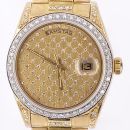Rolex Day-Date Ref. 18038 Automatik 750/- Gelbgold mit Diamantbesatz von Rolex