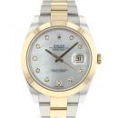 Datejust 41 Gold/Steel MOP Diamond Dial von Rolex