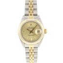 Datejust 26 Steel Gold Jubilee Fluted Champagne Dial von Rolex