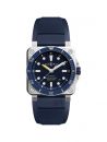 Bell & Ross Herrenuhr BR03 BR0392-D-BU-ST/SRB von Bell & Ross