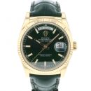 Day-Date 36 Yellow Gold Green Dial von Rolex