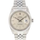 Datejust 36 Jubilee Silver Tapestry Dial von Rolex