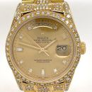 Rolex Day-Date Iced Out Ref. 18248 Automatik 750/- Gelbgold mit Diamantbesatz von Rolex