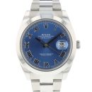 Datejust 41 Steel Oyster Blue Roman Dial NEW '22 von Rolex