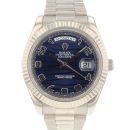 Day-Date II Blue Wave Dial White Gold von Rolex