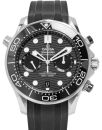 Omega Seamaster Diver 300M Co-Axial Master Chronometer 210.32.44.51.01.001, Strichindizes, 2021, Sehr Gut, Gehäuse Stahl, Band: Kautschuk von Omega