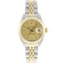 Datejust 26 Gold/Steel Jubilee Fluted Gold Dial von Rolex