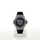 Big Bang Sang Bleu Steel Pavé 39mm von Hublot