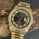 Rolex Day-Date Diamond Ref. 18038 - Full Set 1982 - LC 100 - After-Market Lünette von Rolex