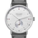 Nomos Metro neomatik 39 silvercut von Nomos Glashütte