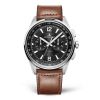 Polaris Chronograph Stainless Steel / Black / Calf