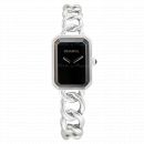 Chanel Premiere Chain Large Black Dial Watch H3250 von Chanel