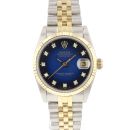 Datejust 31MM Steel Gold Jubilee Fluted Brown Diamond Vignette Dial von Rolex