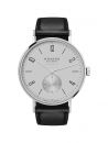 Nomos Glashütte Herrenuhr Tangente neomatik 39 platingrau 144 von Nomos Glashütte