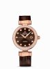 LadyMatic Co-Axial 34 Red Gold / Diamond / Brown