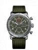 Aviator 8 Chronograph 43 Stainless Steel / Curtiss Warhawk / Canvas / Fold