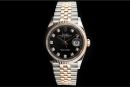 Rolex Datejust (36mm) Ref.: 126231 mit schwarzem Diamant-Zifferblatt B&P aus 2021 Artikelnummer:DATEJUST00261 von Rolex
