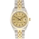 Datejust 31 Steel Gold Jubilee Fluted Champagne Dial von Rolex