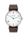 Nomos Glashütte Damenuhr Ludwig 33 Duo emailleweiss 242 von Nomos Glashütte