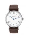 Nomos Glashütte Damenuhr Ludwig 33 Duo emailleweiss 242 von Nomos Glashütte