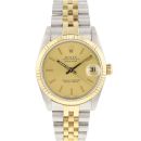 Datejust 31 Steel Gold Jubilee Fluted Champagne Dial von Rolex