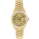 Datejust Lady 26 Yellow Gold President Diamonds von Rolex