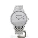 Frederique Constant Slimline Quarz Silber 39mm von Frederique Constant