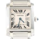 Cartier Uhr Tank Francaise Medium Edelstahl Ref. 2465 von Cartier