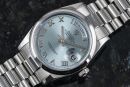 ROLEX DAY-DATE Chronometer in Platinum Ice Blue 118206 von Rolex
