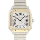 Santos De Cartier Large Steel Gold NEW von Cartier