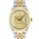 Datejust 36 Steel Gold Jubilee Fluted Champagne Dial von Rolex