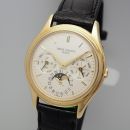 Patek Philippe Ewiger Kalender Perpetual 18k Gold/, Ref. 3940 Box-Papiere 1992 von Patek Philippe