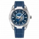 Omega Seamaster Aqua Terra 150M Co‑Axial Master Chronometer GMT Worldtimer 43 mm 220.12.43.22.03.001 von Omega