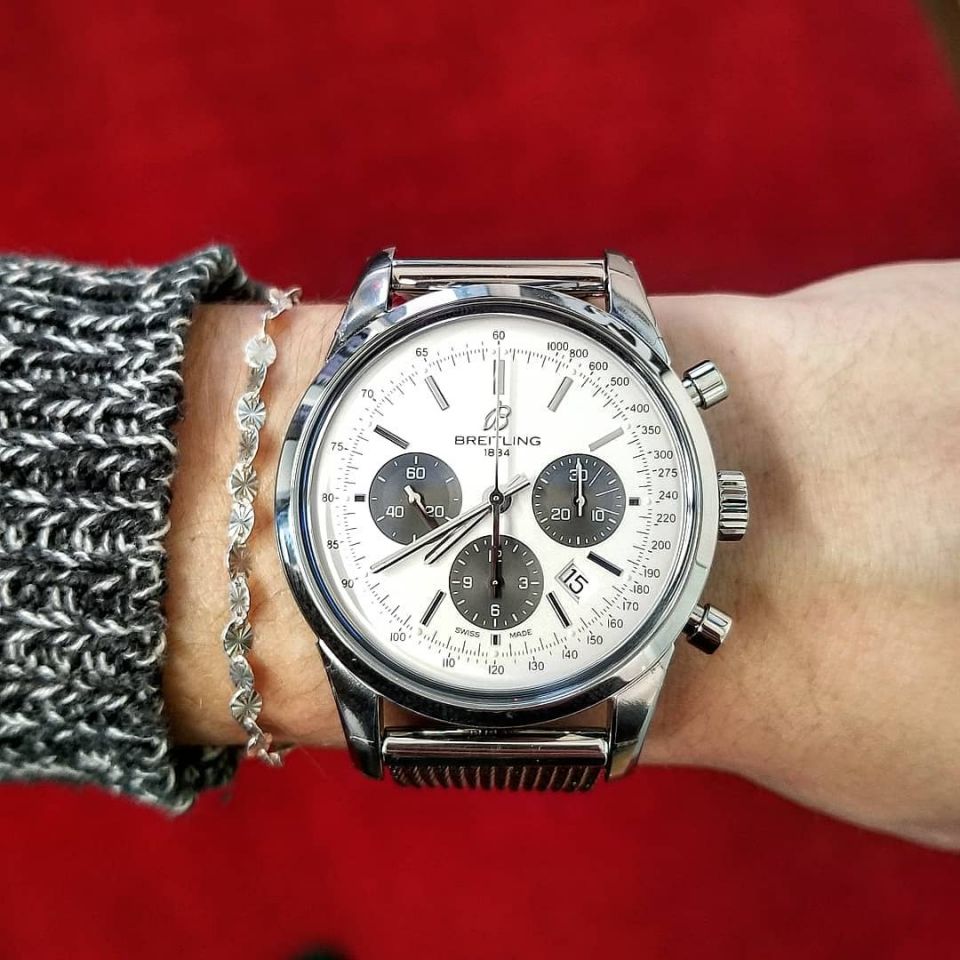 Breitling chronograph transocean on sale