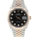 Datejust 36 Steel Everose Gold Jubilee Fluted Diamonds Like New von Rolex