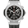 Hublot Big Bang Automatik Chronograph Stahl Keramik Armband Kautschuk