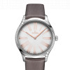 De Ville Trésor 39 Stainless Steel / Silver Roman/ Fabric