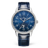 Rendez-Vous Night & Day Medium Stainless Steel / Blue / Alligator