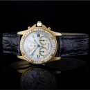 Cartier Santos Ronde Chronograph (30mm) Ref.: 1530 Quartz in Gelbgold mit Box & Papieren aus 1992 Artikelnummer:CARTIERSANTOS00018 von Omega