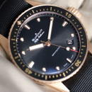 Fifty Fathoms Bathyscaphe 43 red gold von Blancpain