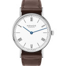 Nomos Glashütte Damenuhr Ludwig 33 Duo emailleweiss 242 von Nomos Glashütte
