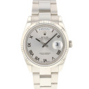 Day-Date 36 White Gold President Silver Roman Dial FULL SET von Rolex