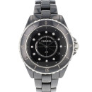 J12 Black Ceramic 33 Diamond Dial NEW 2022 von Chanel