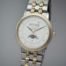 Blancpain Villeret Calendar Moon 6595, Stahl/ Gold, Box, TOP cond. +Service neu von Blancpain