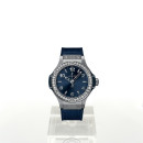 Big Bang Steel Blue Diamonds 38mm von Hublot